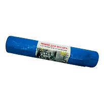 Мешки для мусора 200 л, с завязками, синие, в рулоне 5 шт., ПВД, 45 мкм, 1100х850 мм, Концепция Быта Vitalux, 604934 в Белгороде