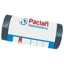 Мешки для мусора 60 л, черные, в рулоне 50 шт., ПНД, 6,2 мкм, 800х600 мм, PACLAN Professional, 604078 в Белгороде
