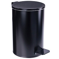 Ведро для мусора с педалью, усиленное, Титан, 10 л, черное, оцинкованная сталь в Белгороде Ведро для мусора с педалью, усиленное, Титан, 10 л, черное, оцинкованная сталь в Белгороде