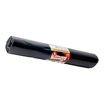 Мешки для мусора 240 л, черные, в рулоне 5 шт., ПВД 80 мкм, 1300х900 мм, МЕШКОFF, 4217 в Белгороде