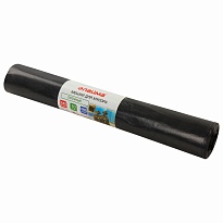 Мешки для мусора 240 л, черные, в рулоне 10 шт., ПВД 50 мкм, 1400х900 мм, LAIMA, 605337 в Белгороде