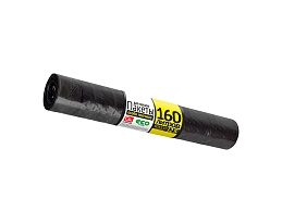 Мешки для мусора 160 л, черные, в рулоне 25 шт., ПВД, 40 мкм, 1100х800 мм, GRIFON, 101-030 в Белгороде
